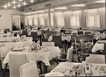 Passagierschiff  TMS "Fritz Heckert" Speisesaal * ca. 1960