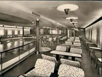 Passagierschiff  GTMS "Fritz Heckert" Tanzsalon * ca. 1960