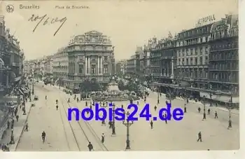 Bruxelles Place de Brouckere o 1909