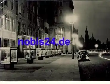Dresden Altmarkt Cafe Prag o 1959