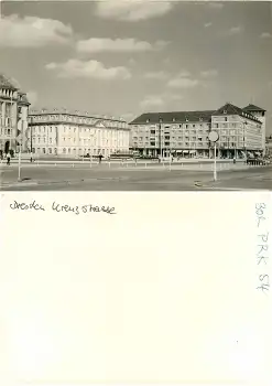 Dresden Kreuzstrasse mit Gewandhaus Druckvorlage 1970 Hanich Foto