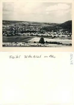 01705 Freital Tal der Arbeit Druckvorlage um 1960 Hanich Foto