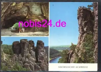 01814 Sächsische Schweiz Höhle Kuhstall o ca.1980