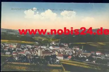 Liebenau in Böhmen vom Kirchberg Hodkovice nad Mohelkou *ca. 1915