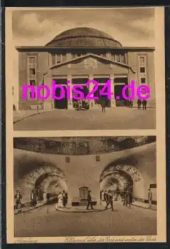 St. Pauli Hamburg Elbtunnel unten oben o 13.6.1935