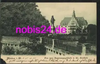 32423 Minden Westfalen Regierung Denkmal o 31.10.1906