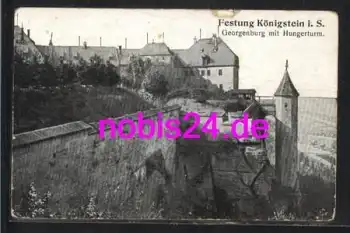 01824 Königstein Festung Turm  *ca.1925