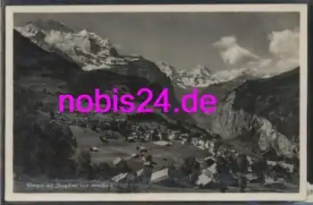 Wengen mit Jungfrau und Breithorn  *ca.1930