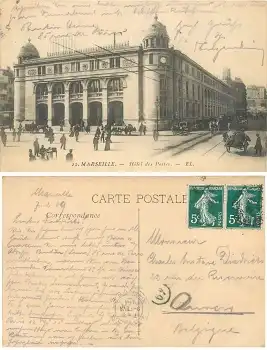 Marseille  Hotel des Postes -EL o 7.2.1909