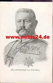 Generalfeldmarschall von Hindenburg *ca. 1917