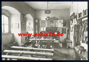 09599 Freiberg Bergbau Häuer- und Betstube mit Orgel *ca. 1970