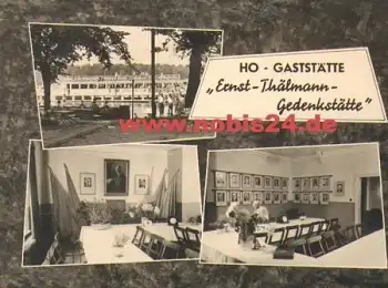 15751 Niederlehme Ziegenhals Gaststätte "Ernst Thälmann Gedenkstätte"  *ca. 1963