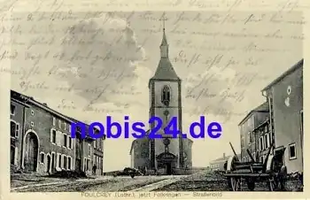 Foulcrey Kirchenansicht Frankreich o 1916