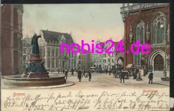 Bremen Marktplatz Denkmal o 10.10.1903