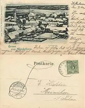 87719 Mindelheim Winteransicht o 9.11.1900