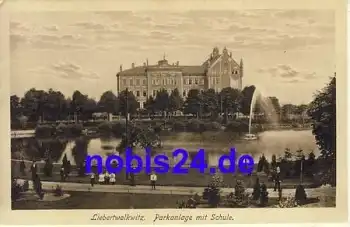 04288 Liebertwolkwitz Schule Park o 1927