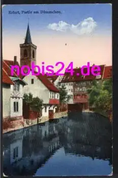 Erfurt Partie am Dämmchen o 24.4.1930