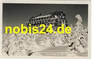 Krkonose Sokolska bouda Riesengebirge o 15.1.1934