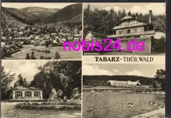 99891 Tabarz Gasthaus Park Freibad o 14.6.1970