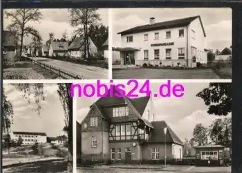 35260 Allendorf Herrenwald Bahnhof Schule o 19.1.1958