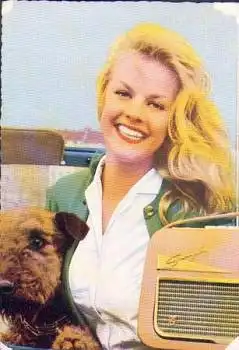 Brühl Heidi mit Hund Autogrammkarte