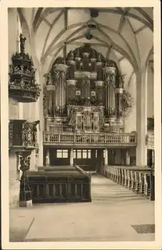 06217 Merseburg Dom die Orgel mit 5687 Pfeifen * ca. 1950