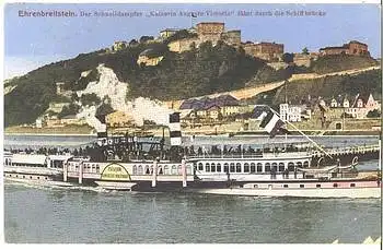 Rheindampfer "Kaiserin Auguste Victoria" o 22.9.1917