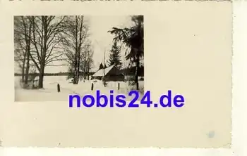 Nömme NORWEGEN Haus im Winter *ca.1940
