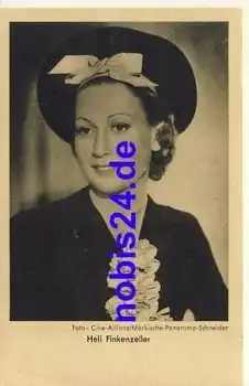 Finkenzeller Heli Film Schauspielerin *ca.1920