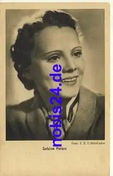 Peters Sabine Schauspielerin *ca.1920