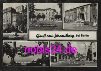 15344 Strausberg Gaststätte Schule o 11.9.1967