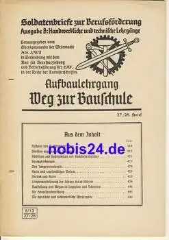 Weg zur Baumschule Brief 27/28 ca.1942 Heft 30 Seiten