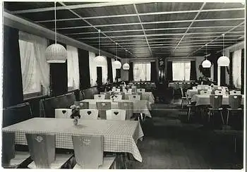 23872 Groß Stieten Tierzucht Gastsstätte Innenansicht * ca. 1975