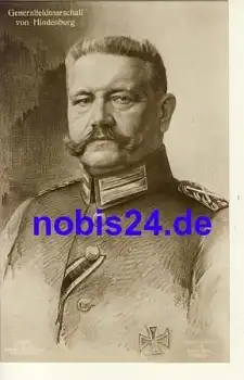 Generalfeldmarschall von Hindenburg 1.Weltkrieg *ca.1915