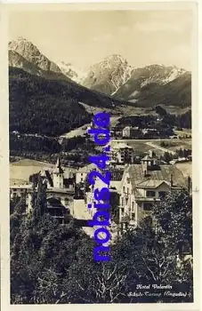 Schuls Tarasp Hotel Valentin o 1933