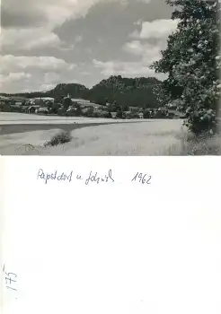 01824 Papstdorf mit Gohrisch Druckvorlage um 1962 Hanich