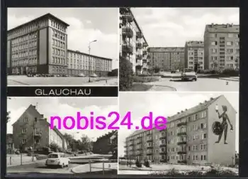 08371 Glauchau Schule Siedlungen *ca. 1978