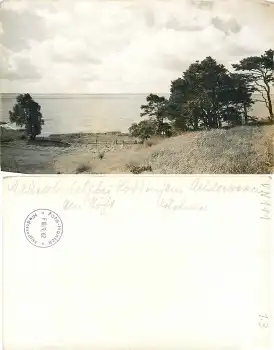 17459 Loddin Usedom Achterwasser Malerwinkel  Druckvorlage um 1958 Hanich