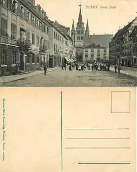 91522 Ansbach Oberer Markt *ca.1910