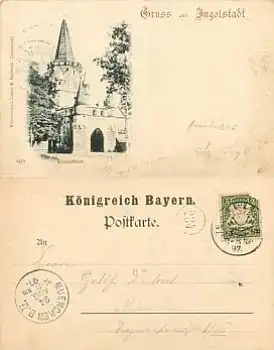 Ingolstadt Kreuzthor o 24.8.1897