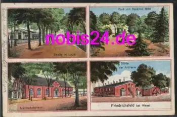 46562  Friedrichsfeld Militär Kaserne o 16.10.1919