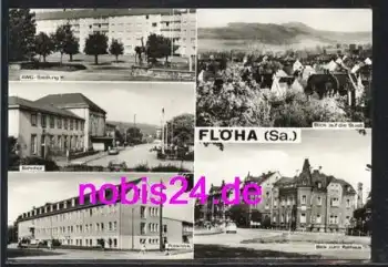 09557 Flöha Bahnhof Poliklinik o 11.1.1982