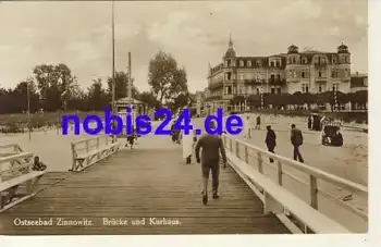 17454 Zinnowitz Seebrücke *ca.1950