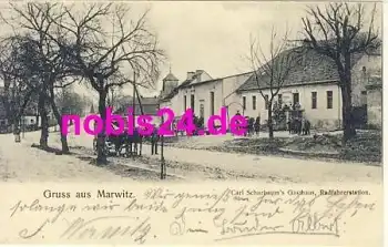 16777 Marwitz Gasthof Radfahrerstation o 21.5.1906