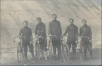 Radrennfahrer Echtfoto ca. 1920