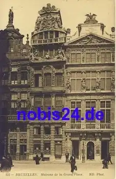 Bruxelles Maisons de la Grand Place o 1916
