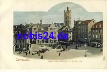 Darmstadt Marktplatz *ca.1900