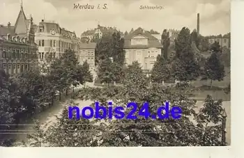 08412 Werdau Schlossplatz o 1927