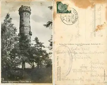 Hoher Schneeberg Böhmen o 4.7.1939