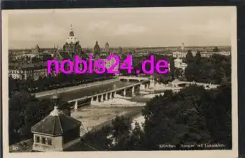 München Isarquai mit Lukaskirche o 21.6.1931